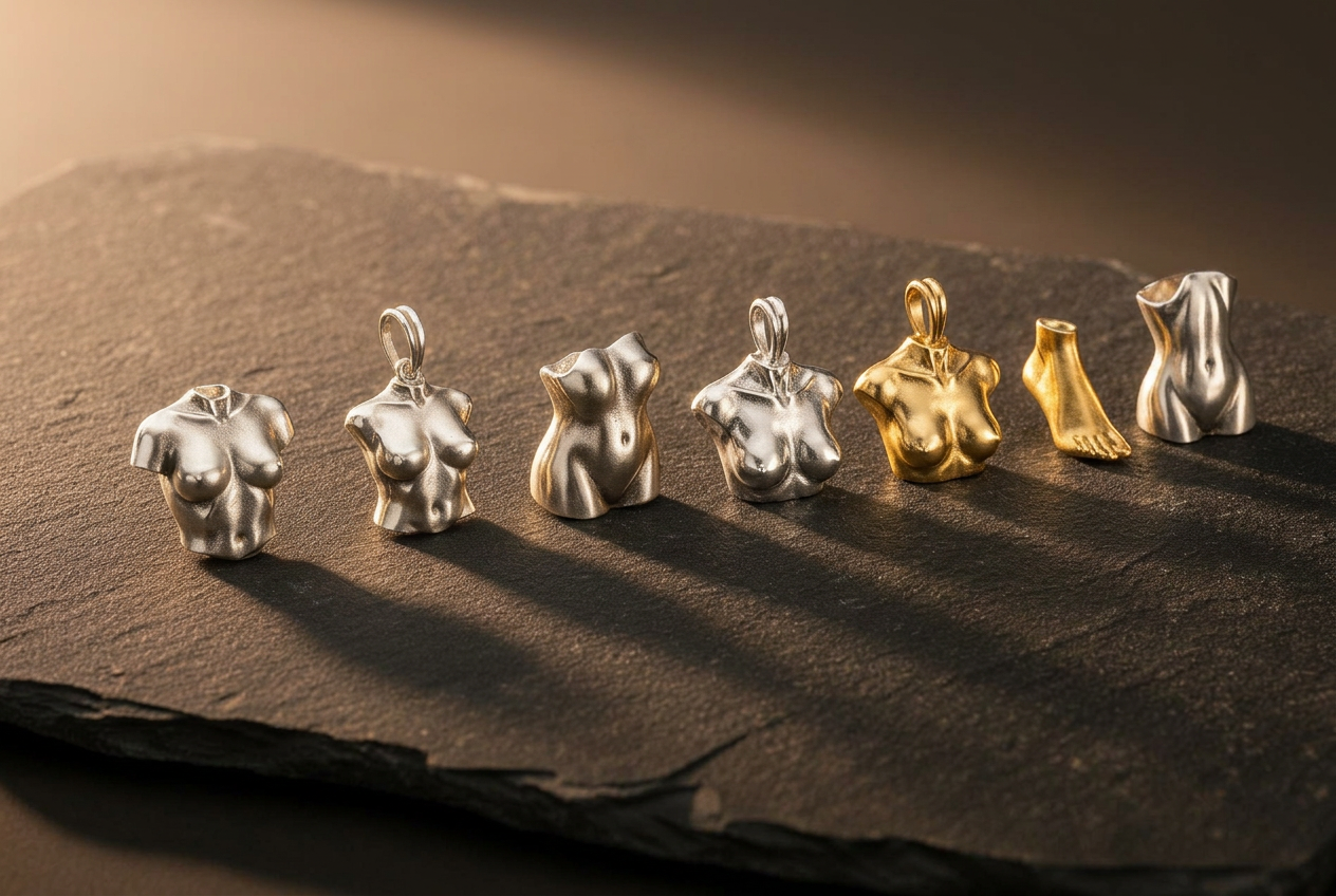 FORMA collection of body-scan jewellery