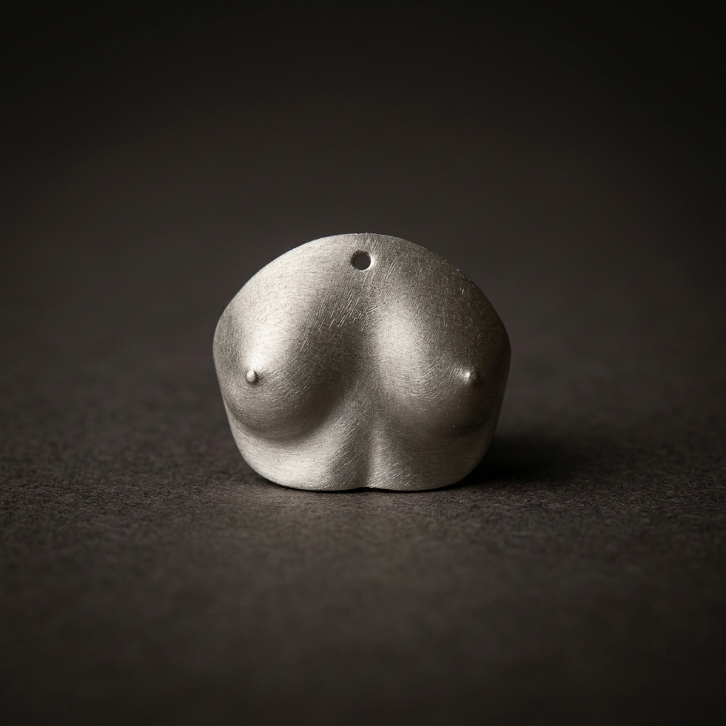 Bust pendant. Silver 925